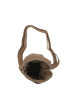 Thumbnail Sacoche beige unie avec poche plaquée et poche principale zippée - Image 4