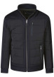 Thumbnail Blouson bleu marine matelassé avec un col montant et 3 poches zippées