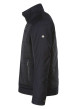 Thumbnail Blouson bleu marine matelassé avec un col montant et 3 poches zippées - Image 3
