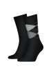 Thumbnail Lot de 2 paires de chaussettes hautes en coton noir