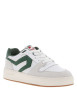 Thumbnail Sneakers multisport blanches et vertes à semelle blanche, lacets plats et logo - Image 3