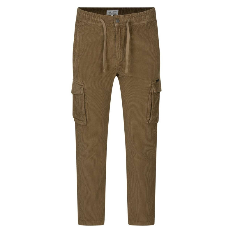 Teddy Smith - Pantalon En Coton Tabac Uni Avec Une Taille élastiquée Et Une Coupe Droite - Tabac Teddy Smith - Pantalon En Coton Tabac Uni Avec Une Taille élastiquée Et Une Coupe Droite - Tabac