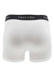 Thumbnail Lot de 3 boxers en coton blancs, gris et noirs avec logo blanc et coupe ajustée - Image 5