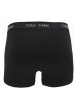 Thumbnail Lot de 3 boxers en coton blancs, gris et noirs avec logo blanc et coupe ajustée - Image 7