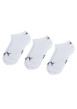 Thumbnail Lot de 3 paires de chaussettes basses en coton mélangé blanches unies avec logo