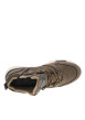 Thumbnail Bottines taupe plates, à zip et lacets ronds marque intégrée dans le quartier - Image 4