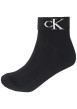 Thumbnail Lot de 2 paires de chaussettes hautes en coton mélangé noires unies - Image 3