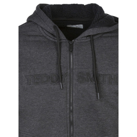 Sweat zippé homme noir