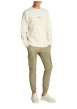 Thumbnail Cargo en coton kaki uni avec une coupe slim et une taille élastiquée - Image 6