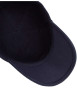 Thumbnail Casquette marine unie en coton avec logo iconique et des trous d'aération - Image 3