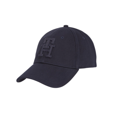Casquette marine unie en coton avec logo de la...