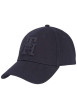 Thumbnail Casquette marine unie en coton avec logo de la marque brodé à l'avant