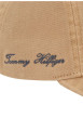 Thumbnail Casquette beige unie en coton avec une boucle de fermeture et nom iconique brodé - Image 3