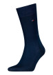 Thumbnail Chaussettes hautes en coton nuit unies avec logo sur le haut