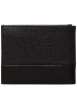 Thumbnail Petit portefeuille en cuir noir bi-matière avec de nombreux rangements - Image 2