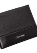 Thumbnail Petit portefeuille en cuir noir bi-matière avec de nombreux rangements - Image 3