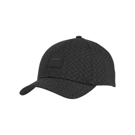 Casquette strapback en coton noire réglable...