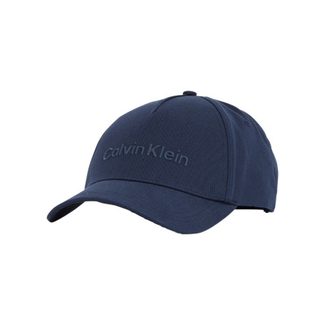 Casquette strapback en coton bleue nuit unie...