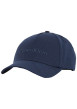 Thumbnail Casquette strapback en coton bleue nuit unie avec le nom de la marque en relief