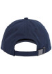 Thumbnail Casquette strapback en coton bleue nuit unie avec le nom de la marque en relief - Image 2
