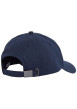 Thumbnail Casquette strapback en coton bleue nuit unie avec le nom de la marque en relief - Image 4