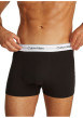 Thumbnail Lot de 3 boxers classiques en coton tricolore unis avec une ceinture élastiquée - Image 3