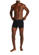 Thumbnail Lot de 3 boxers classiques en coton noirs unis avec une ceinture élastiquée - Image 5