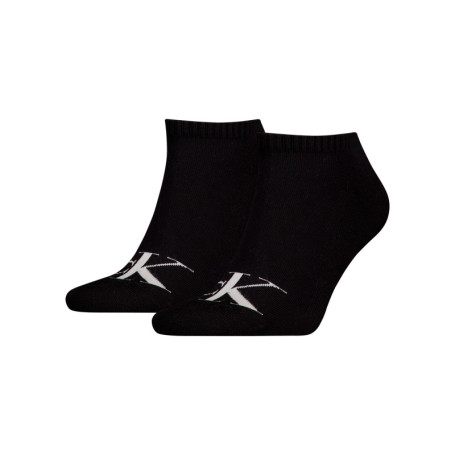 Lot de 2 paires de chaussettes basses noires...