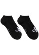 Thumbnail Lot de 2 paires de chaussettes basses noires unies avec monogrammes blancs - Image 3