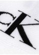 Thumbnail Lot de 2 paires de chaussettes basses blanches unies et monogrammes noirs - Image 3