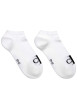 Thumbnail Lot de 2 paires de chaussettes basses blanches unies et monogrammes noirs - Image 4