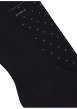 Thumbnail Lot de 2 paires de chaussettes hautes noires à pois avec marque - Image 2