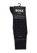 Thumbnail Lot de 2 paires de chaussettes hautes noires à pois avec marque - Image 3