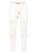 Thumbnail Pantalon Cargo écru uni à coupe slim avec 4 poches à rabat et logo brodé - Image 4
