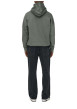 Thumbnail Jean en coton noir légèrement délavé avec une coupe baggy et des passants - Image 6