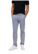 Thumbnail Chino Miles en coton ciel uni à coupe slim avec poches passepoilées - Image 4