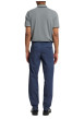 Thumbnail Chino en coton bleu indigo uni à coupe slim fit avec une taille intermédiaire - Image 2
