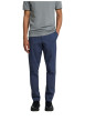 Thumbnail Chino en coton bleu indigo uni à coupe slim fit avec une taille intermédiaire - Image 4