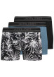 Thumbnail Lot de 3 boxers classique en coton multicolore uni avec une coupe fermée