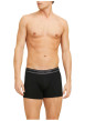 Thumbnail Lot de 3 boxers classique en coton multicolore uni avec une coupe fermée - Image 4