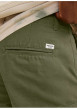 Thumbnail Short Cargo en coton kaki uni avec une coupe droite et des passants - Image 3