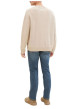Thumbnail Jean en coton bleu indigo délavé aux cuisses avec une coupe slim fit - Image 2