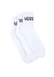 Thumbnail Lot de 3 paires de chaussettes blanches mi-hautes en coton avec logo noir - Image 2