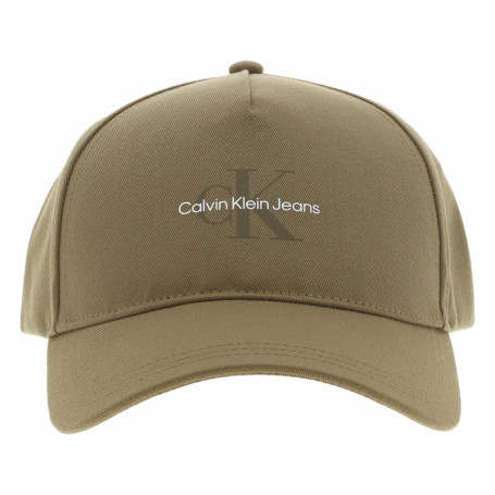 Casquette kaki unie avec fermeture snapback et...