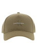 Thumbnail Casquette kaki unie avec fermeture snapback et monogramme à l'avant