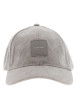 Thumbnail Casquette écrue unie avec fermeture par bande auto-agrippantes en velours côtelé