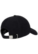 Thumbnail Casquette en coton biologique noire unie avec logo de la marque - Image 2