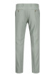 Thumbnail Pantalon de costume vert d'eau uni à coupe super slim avec 4 poches - Image 2