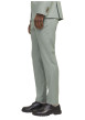 Thumbnail Pantalon de costume vert d'eau uni à coupe super slim avec 4 poches - Image 7