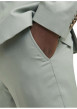 Thumbnail Pantalon de costume vert d'eau uni à coupe super slim avec 4 poches - Image 8
